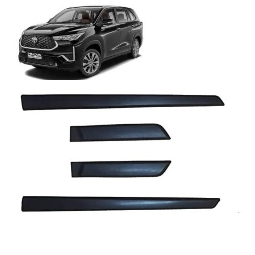 Side Door Beading Door Protector Accessories for Innova Hycross Black